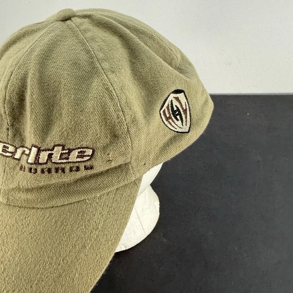Vintage 90's Olive Green Beige Hyperlite Boards Distressed S/M Hat
